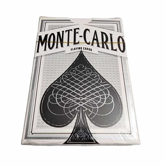 Portada de Naipe Montecarlo Poker Negro