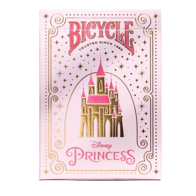 Portada de Naipe Bicycle Disney Princess Rosado