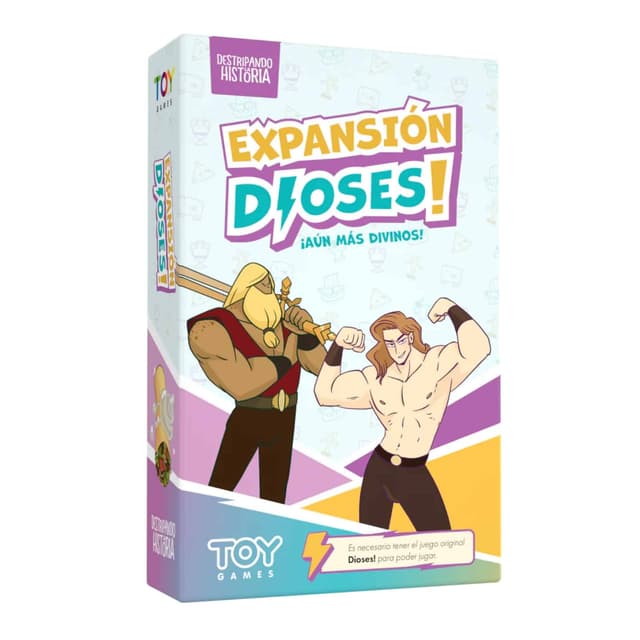 Portada de Expansión Aún Más Divinos – Dioses!