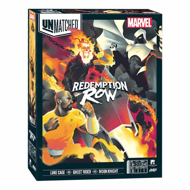 Portada de Unmatched Marvel Redemption Row Inglés
