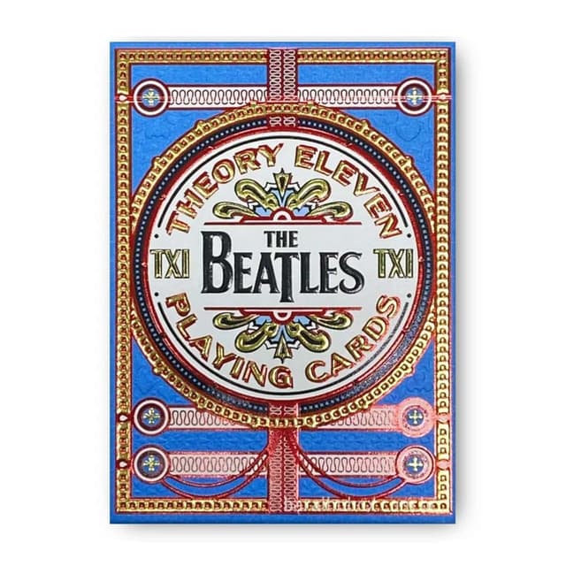 Portada de Naipe Bicycle The Beatles Azul