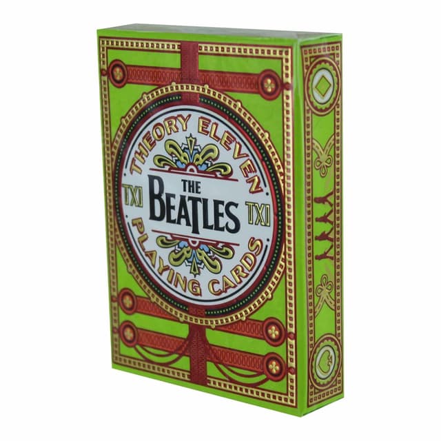 Portada de Naipe Bicycle The Beatles Verde