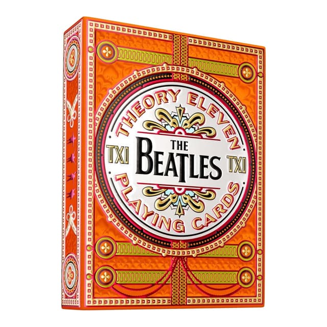 Portada de Naipe Bicycle The Beatles Naranja