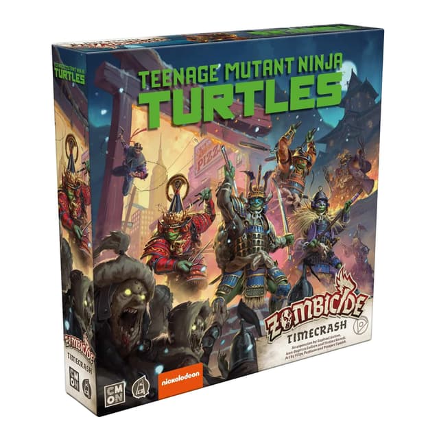 Portada de Zombicide White Death Tortugas Ninja (TMNT) Timecrash