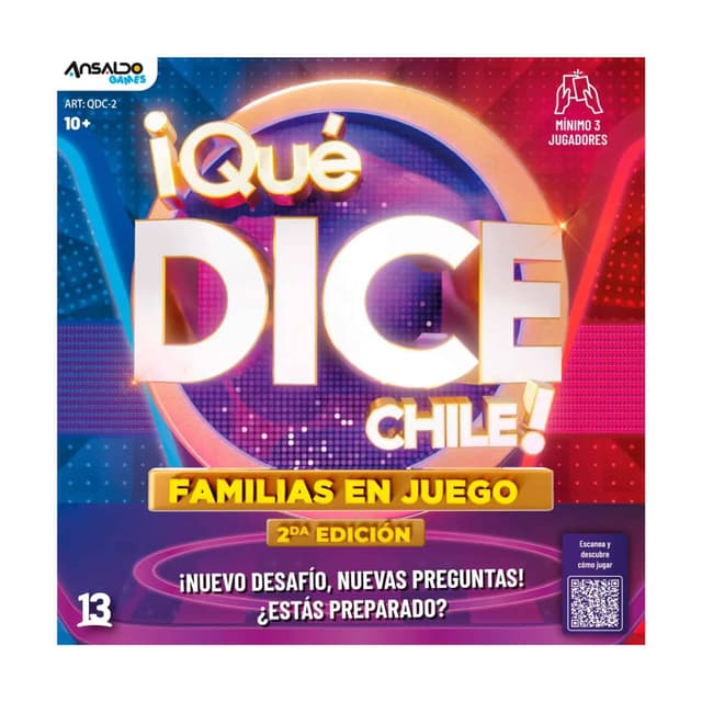 Portada de Familias en Juego – Qué Dice Chile