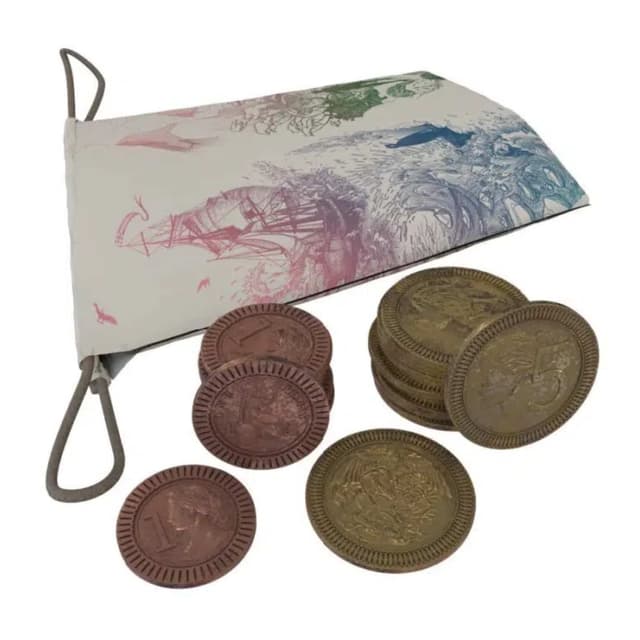 Portada de Set de Monedas de Metal – Darwin’s Journey