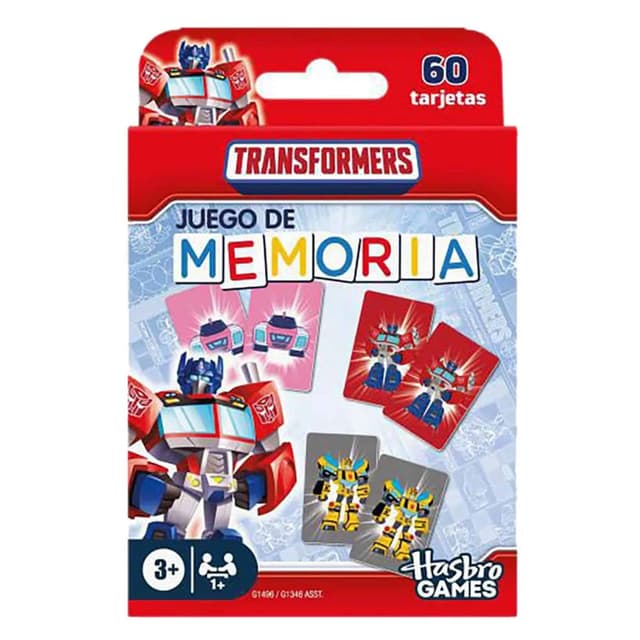 Portada de Juego de Memoria: Transformers (memorice)