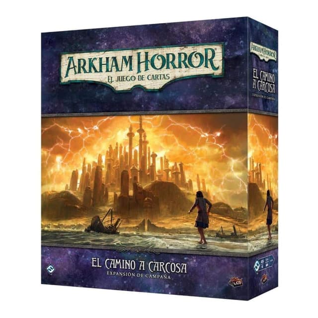 Portada de Arkham Horror LCG El camino a Carcosa Expansión Campaña