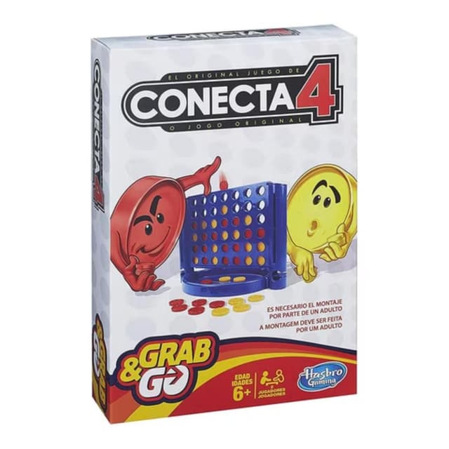 Portada de Conecta 4 Hasbro Edición de Viaje
