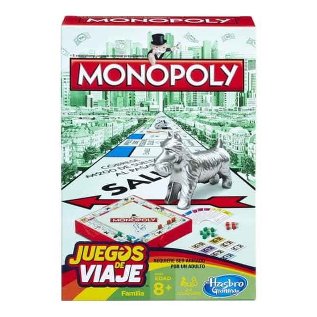 Portada de Monopoly Hasbro Edición de Viaje