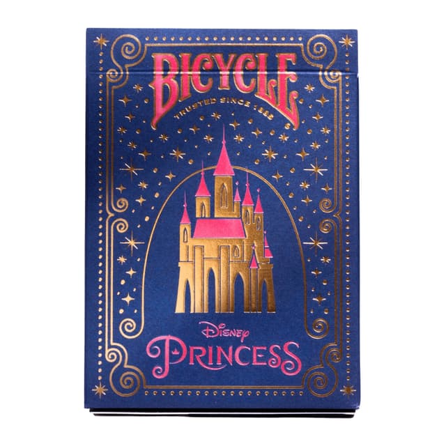 Portada de Naipe Bicycle Disney Princess Azul