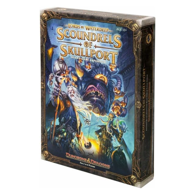 Portada de Dungeons and Dragons Lords of Waterdeep: Scoundrels of Skullport