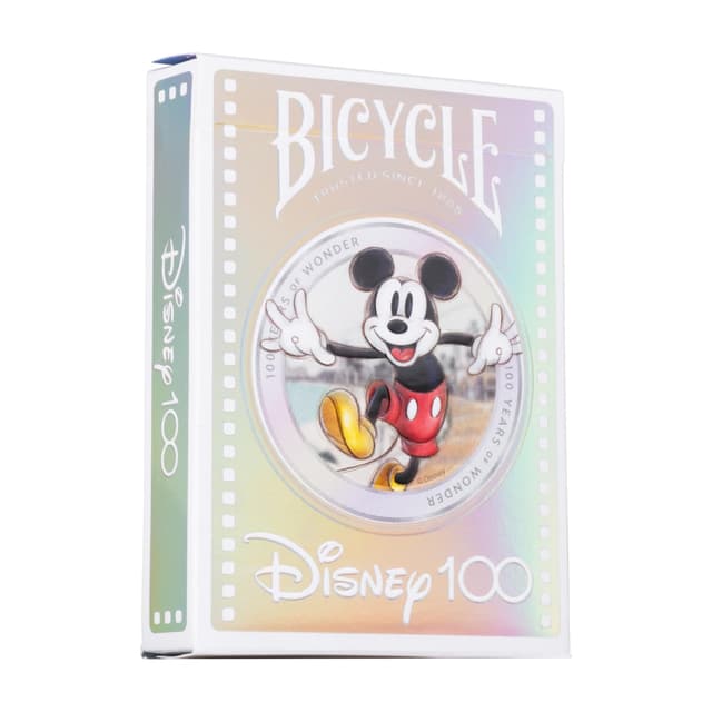 Portada de Naipe Bicycle Disney 100