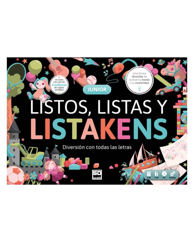 Portada de Listos Listas Listakens Junior (Bachillerato)