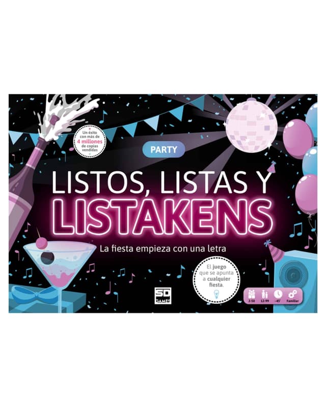 Portada de Listos Listas Listakens Party (Bachillerato)