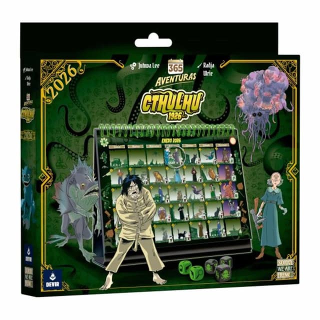 Portada de Calendario 365 Aventuras Cthulhu 1926