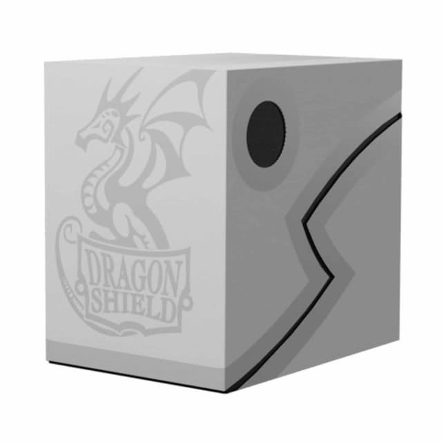 Portada de Portamazo Dragon Shield Double Shell Deck Box Ashen White