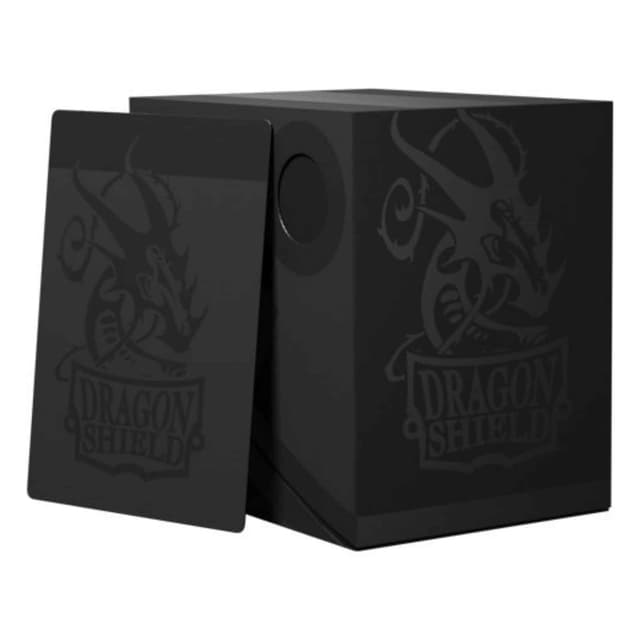 Portada de Portamazo Dragon Shield Double Shell Deck Box Shadow Black