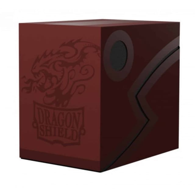 Portada de Portamazo Dragon Shield Double Shell Deck Box Blood Red
